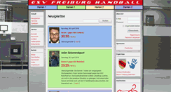 Desktop Screenshot of esvhandball.de